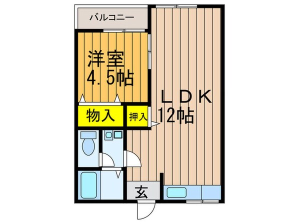 MAYUMIハイツ３番館の物件間取画像